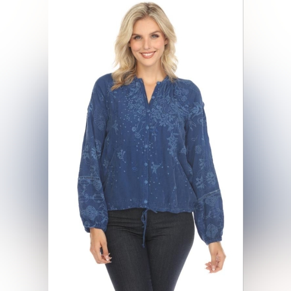 Johnny Was C40924 Gwyn Meadow Jacket size XS BNWT